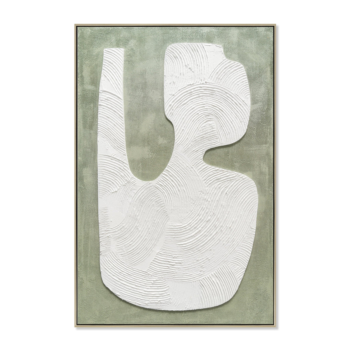 80 x 120cm Framed Canvas | Natural | Myka Home