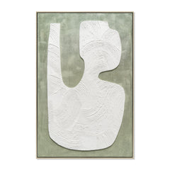 80 x 120cm Framed Canvas | Natural | Myka Home