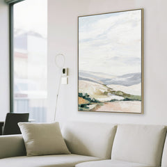 80 x 120cm Framed Canvas | Natural | Myka Home