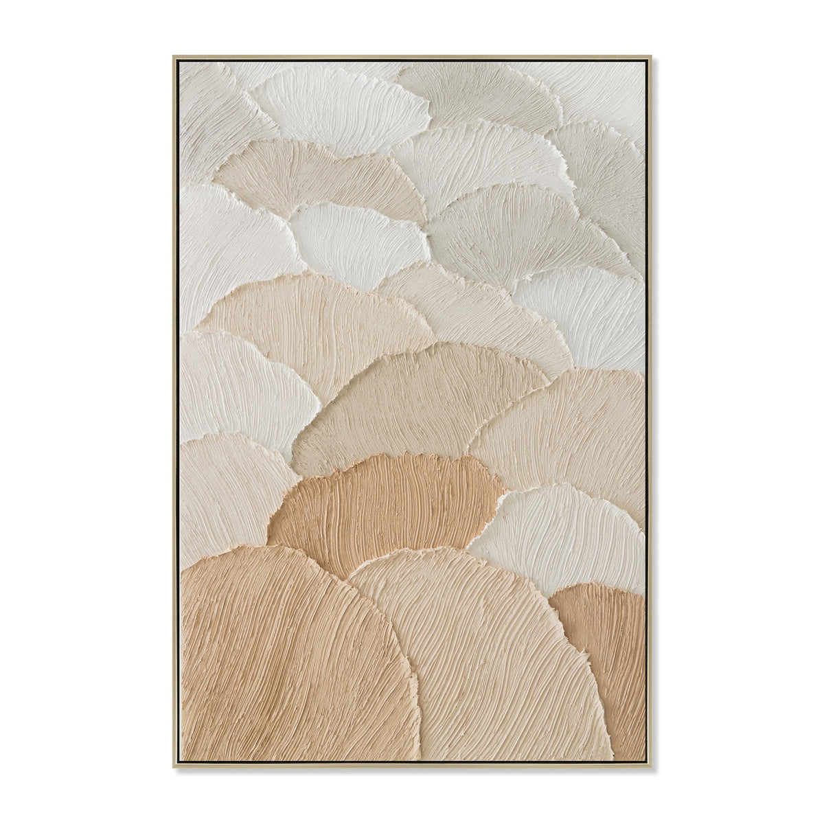 80 x 120cm Framed Canvas | Natural | Myka Home