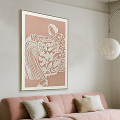 60 x 90cm Framed Canvas | Natural | Myka Home