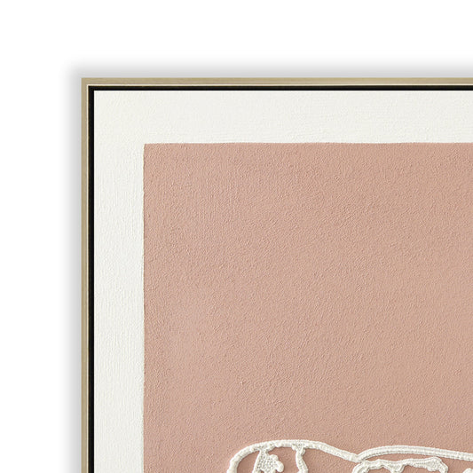 60 x 90cm Framed Canvas | Natural | Myka Home