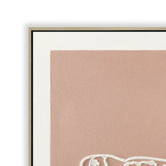 60 x 90cm Framed Canvas | Natural | Myka Home