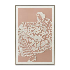 60 x 90cm Framed Canvas | Natural | Myka Home