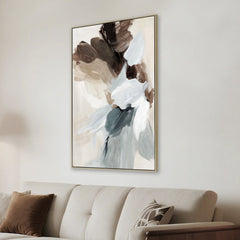 80 x 120cm Framed Canvas | Natural | Myka Home