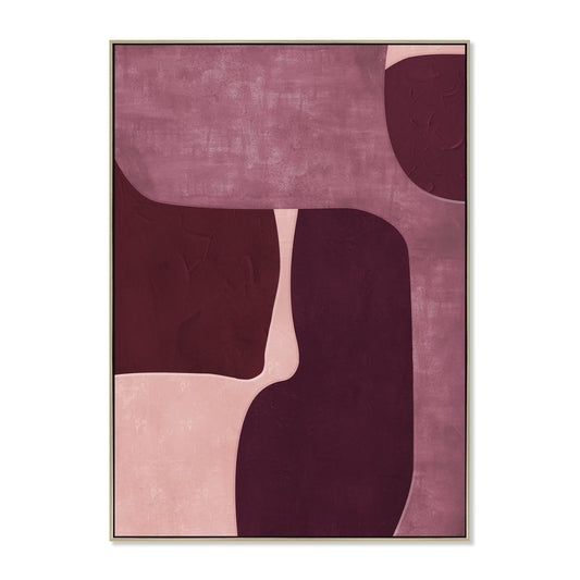 100 x 140cm Framed Canvas | Natural | Myka Home