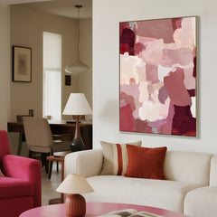 100 x 140cm Framed Canvas | Natural | Myka Home