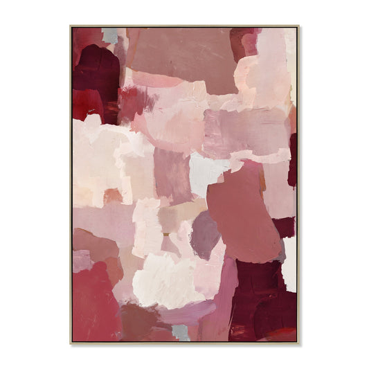100 x 140cm Framed Canvas | Natural | Myka Home