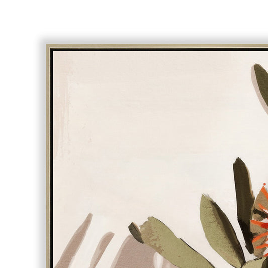 60 x 90cm Framed Canvas | Natural | Myka Home