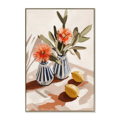60 x 90cm Framed Canvas | Natural | Myka Home