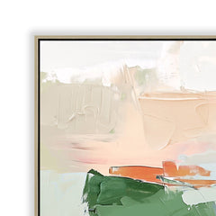 140 x 70cm Framed Canvas | Natural | Myka Home