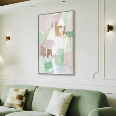 80 x 120cm Framed Canvas | Natural | Myka Home