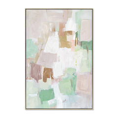 80 x 120cm Framed Canvas | Natural | Myka Home