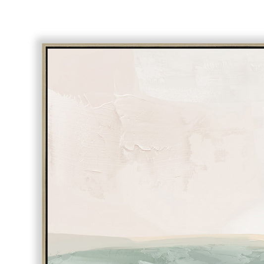 80 x 80cm Framed Canvas | Natural | Myka Home