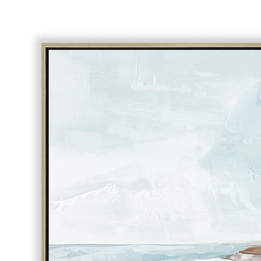 80 x 120cm Framed Canvas | Natural | Myka Home