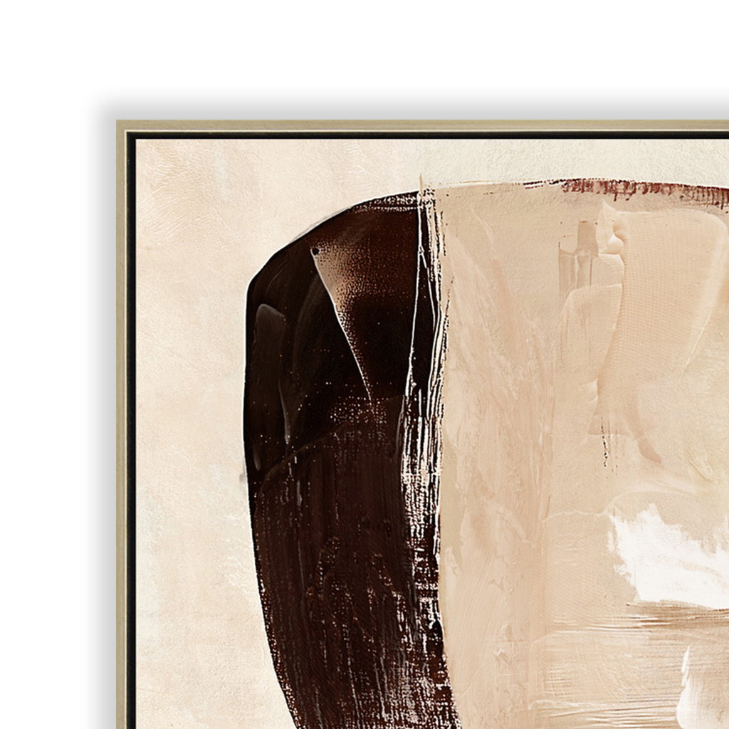 80 X 120CM Framed Canvas | Natural | Myka Home