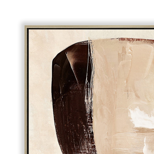 80 X 120CM Framed Canvas | Natural | Myka Home
