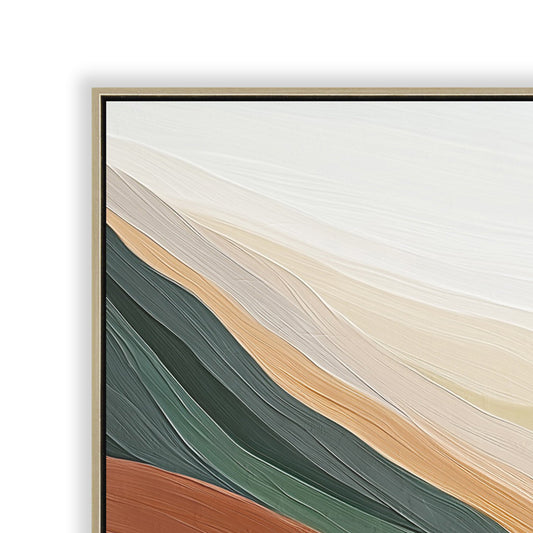 120 X 80CM Framed Canvas | Natural | Myka Home