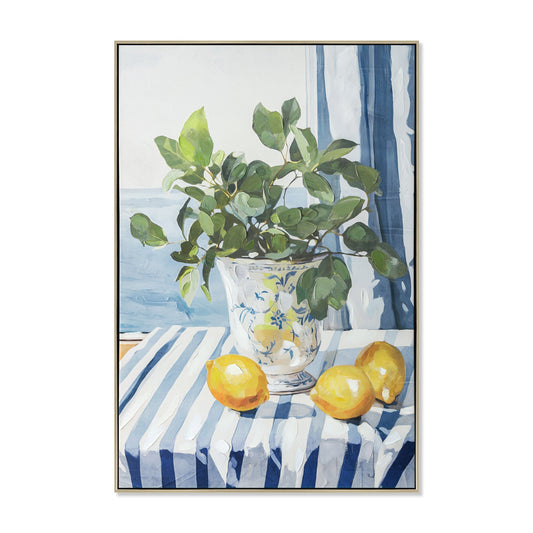 60 X 90CM Framed Canvas | Natural | Myka Home