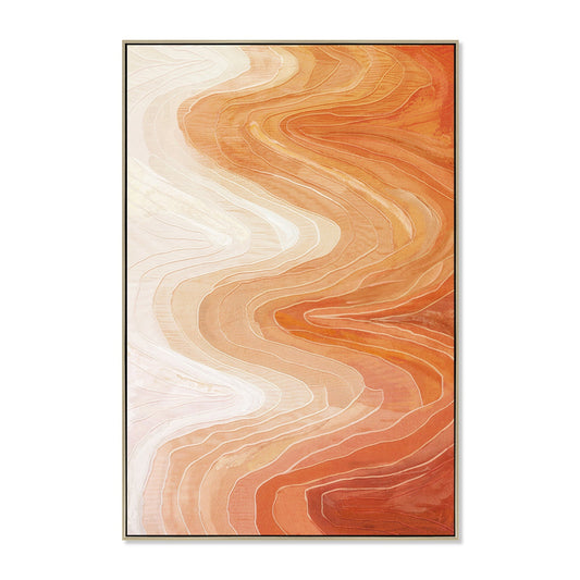 100 X 150CM Framed Canvas | Natural | Myka Home