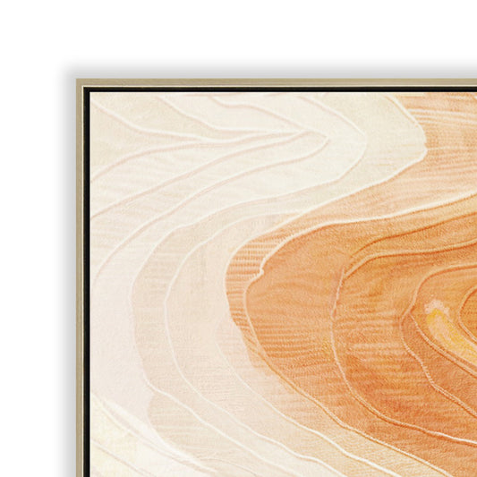 100 X 150CM Framed Canvas | Natural | Myka Home