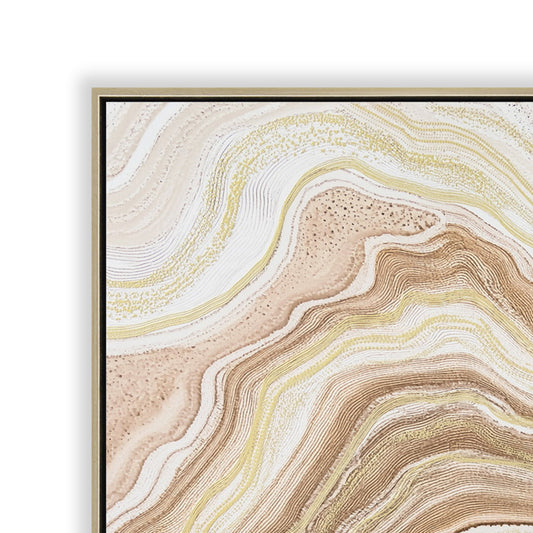 80 X 120CM Framed Canvas | Natural | Myka Home
