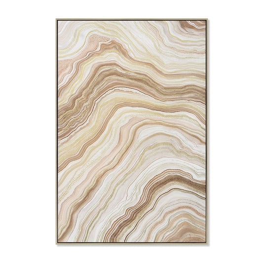 80 X 120CM Framed Canvas | Natural | Myka Home