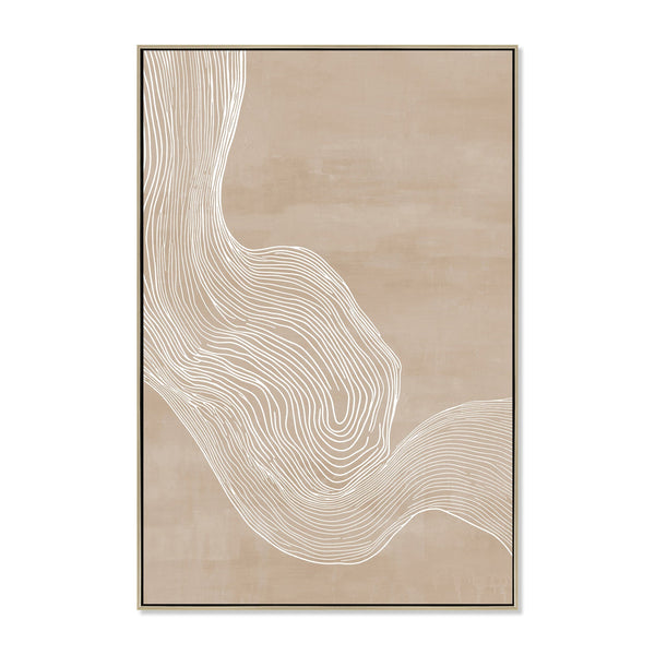 80 X 120CM Framed Canvas | Natural | Myka Home