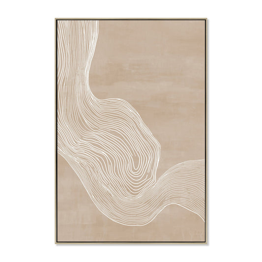 80 X 120CM Framed Canvas | Natural | Myka Home