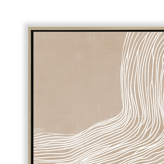 80 X 120CM Framed Canvas | Natural | Myka Home