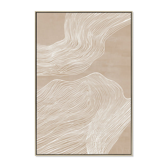 80 X 120CM Framed Canvas | Natural | Myka Home