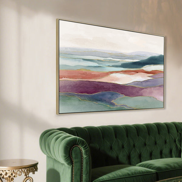 120 X 80CM Framed Canvas | Natural | Myka Home