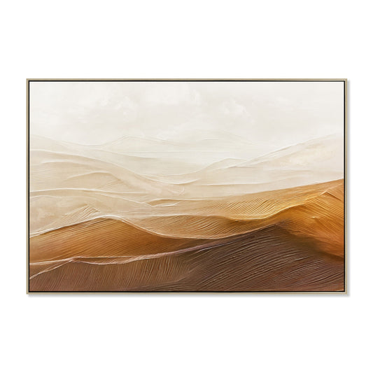 120 X 80CM Framed Canvas | Natural | Myka Home