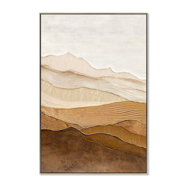 80 X 120CM Framed Canvas | Natural | Myka Home
