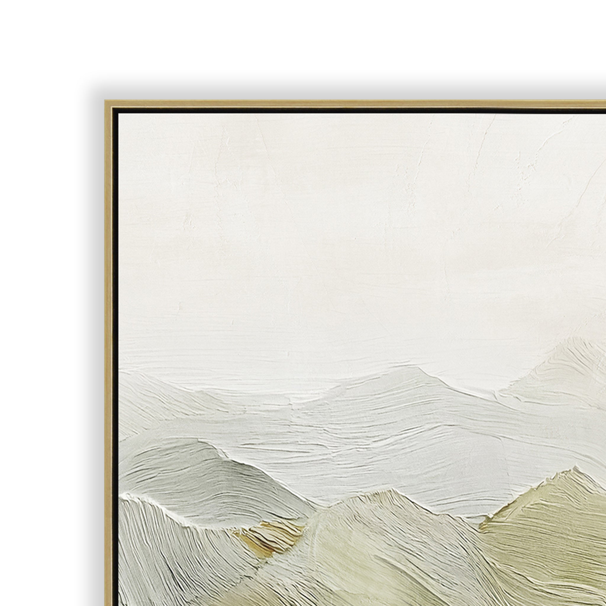 150 X 120CM Framed Canvas | Light Natural | Myka Home