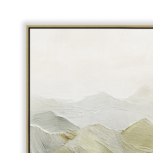 150 X 120CM Framed Canvas | Light Natural | Myka Home
