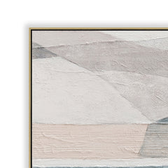 120 x 80cm Framed Canvas | Light Natural | Myka Home
