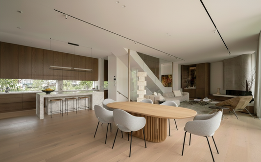 2.8m Oval Dining Table | Natural | Myka Home