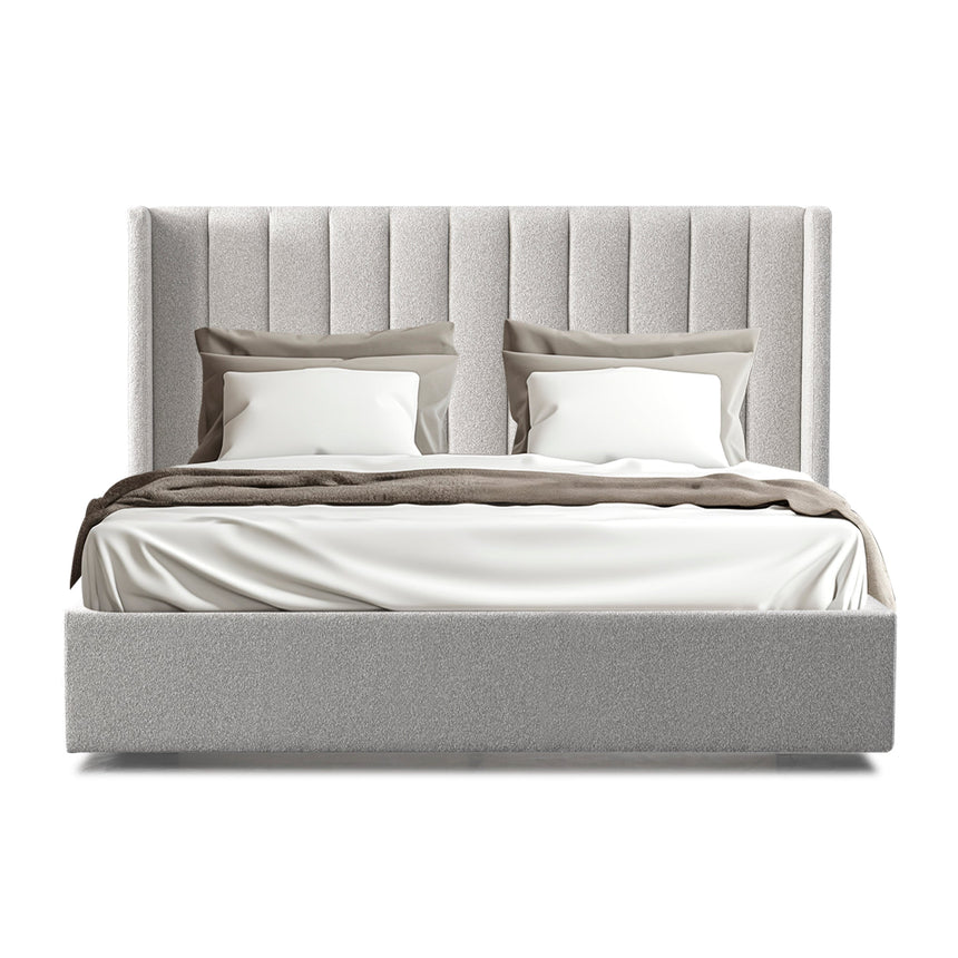 Clay King Bed Frame | Wide Base | Myka Home - View 3