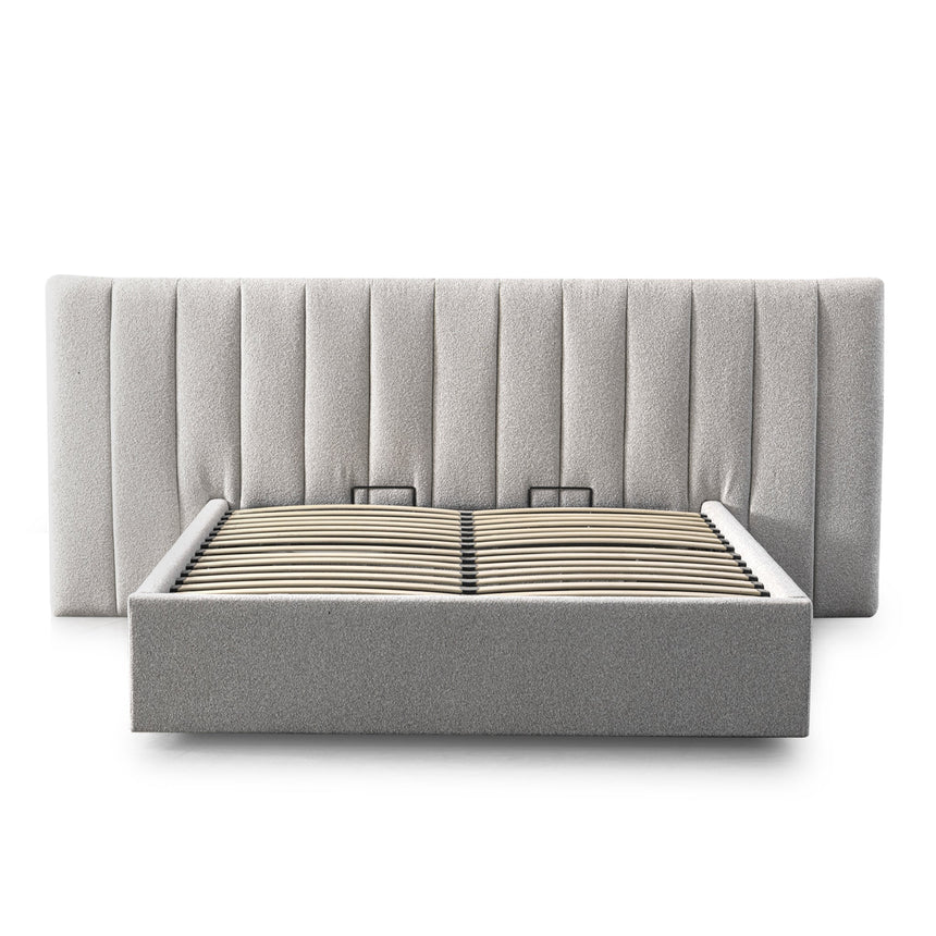 Clay Queen Bed Frame | Storage Base | Myka Home - View 6