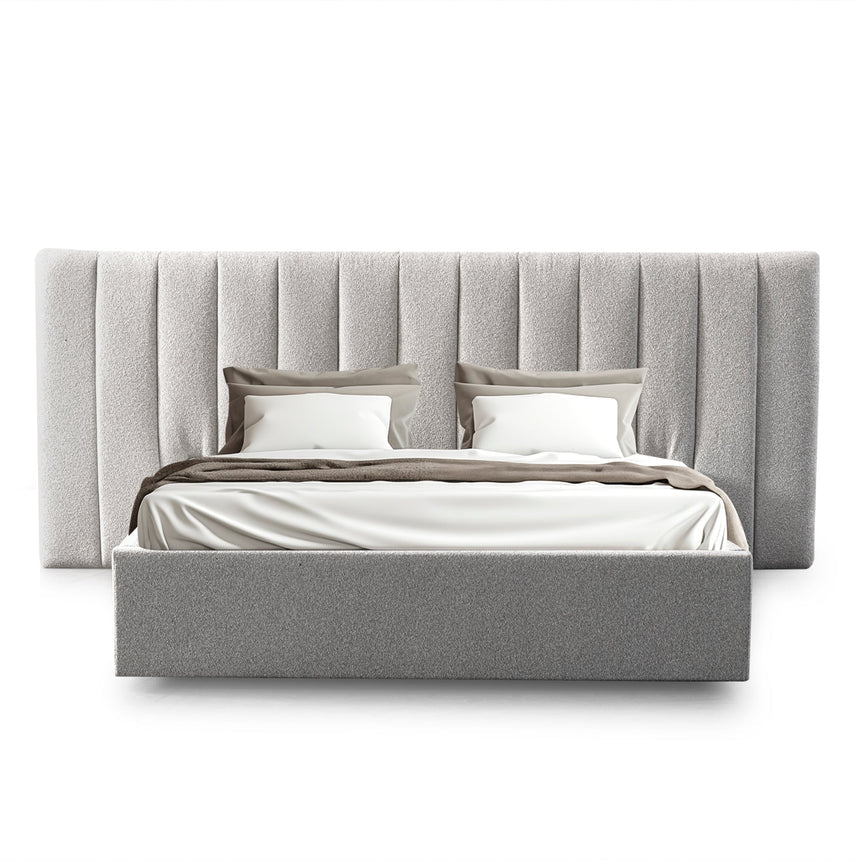 Clay Queen Bed Frame | Storage Base | Myka Home - View 5
