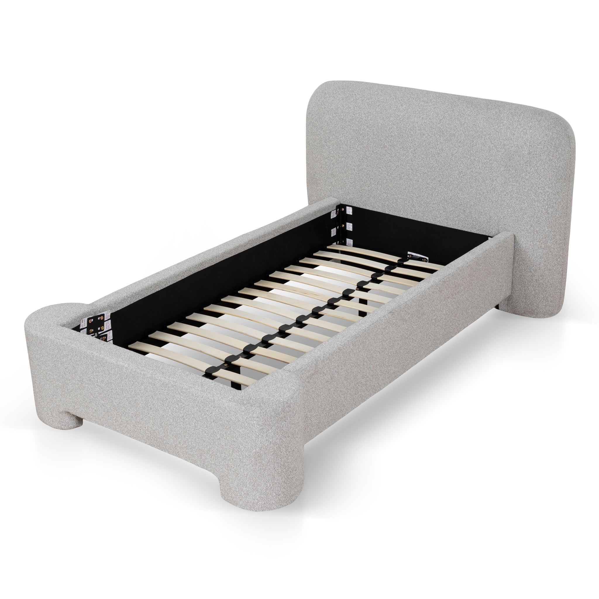 Single Bed Frame | Clay Grey | Myka Home