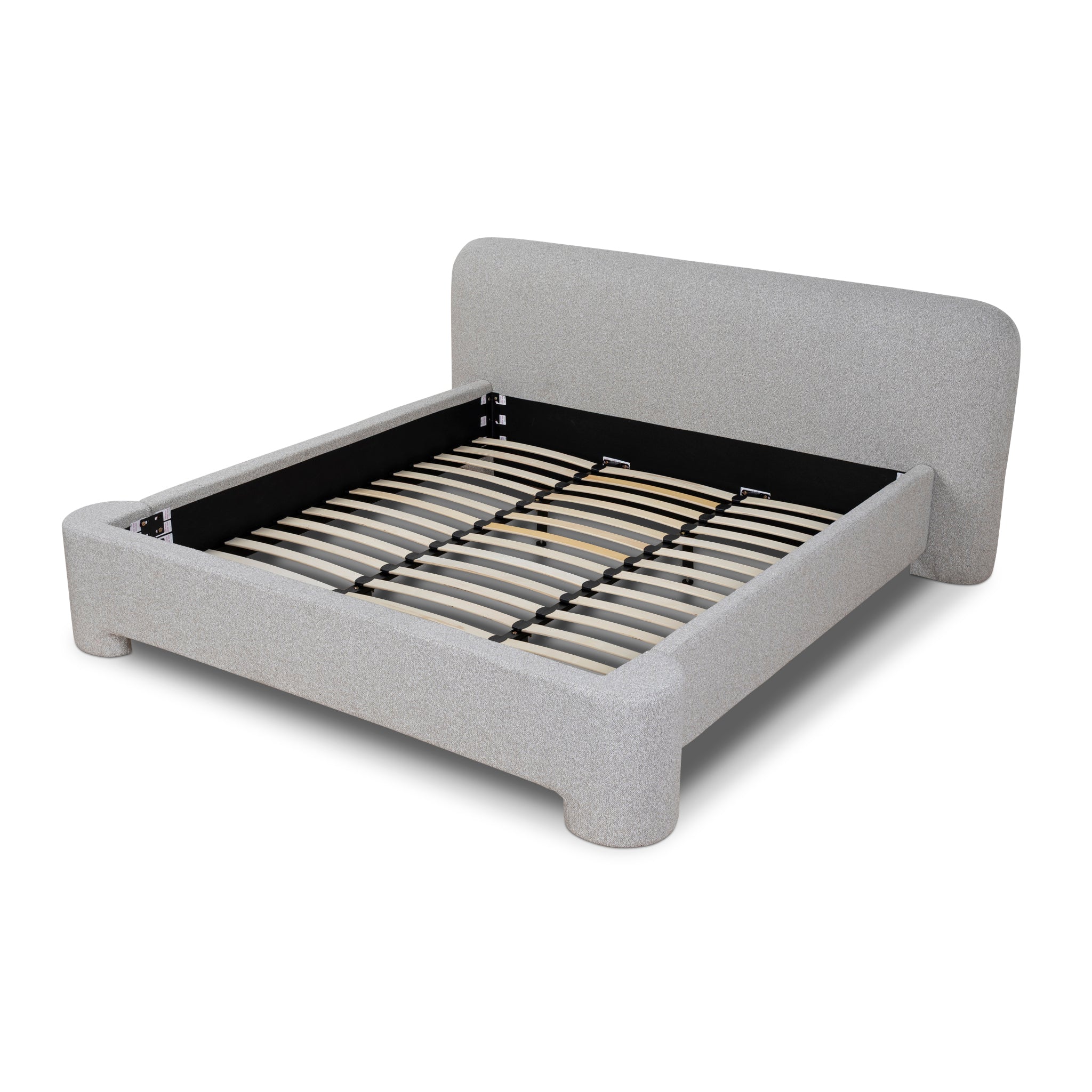 King Bed Frame | Clay Grey | Myka Home