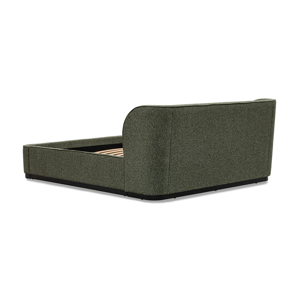 Queen Bed Frame | Hunter Green | Myka Home - View 5