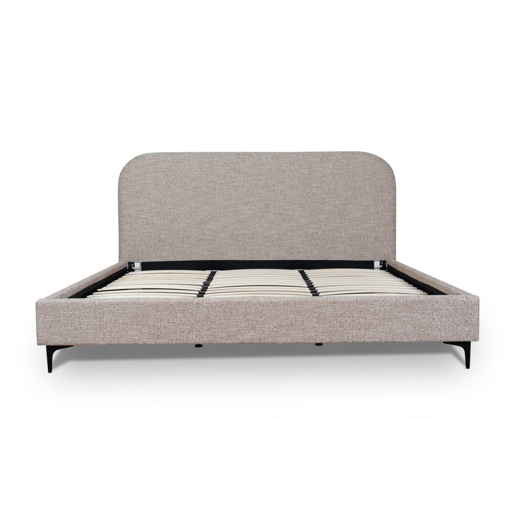 King Bed Frame | Stonish Beige | Myka Home - View 2