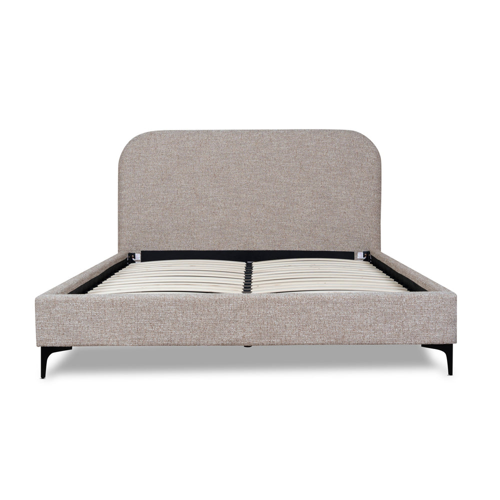 Queen Bed Frame | Stonish Beige | Myka Home - View 2