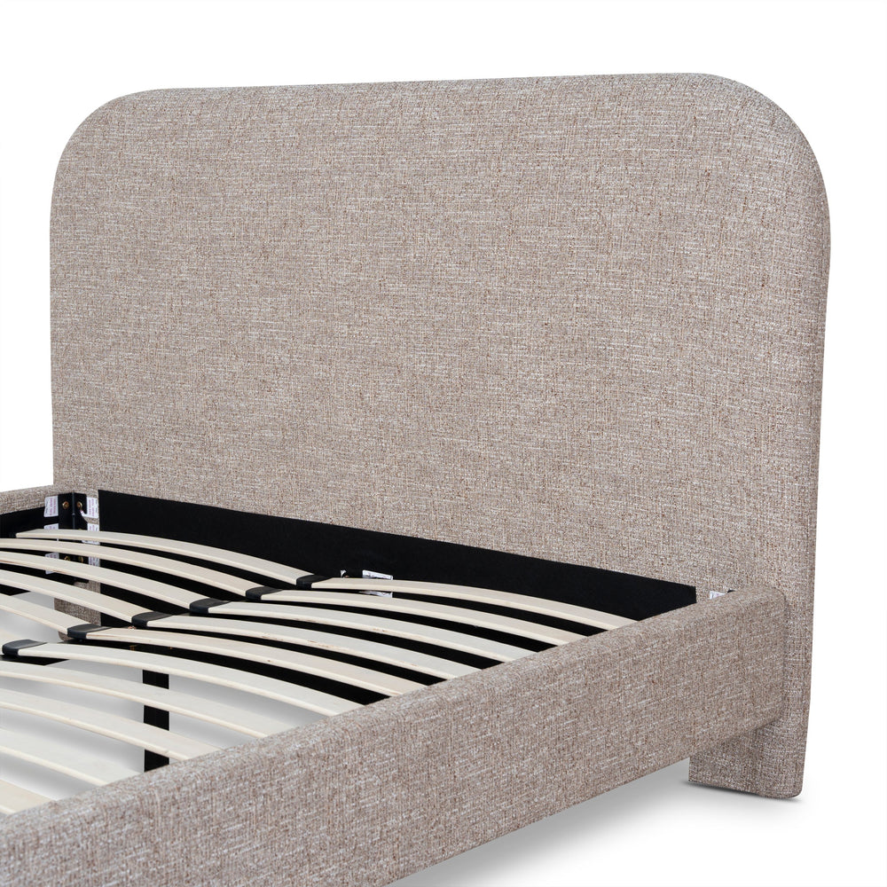 Queen Bed Frame | Stonish Beige | Myka Home - View 5