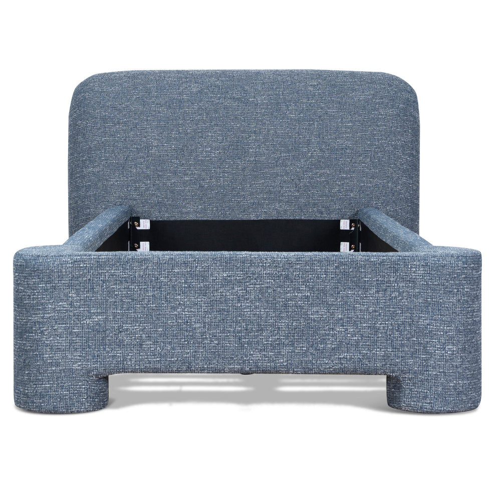 Single Bed Frame | Prussian Blue | Myka Home - View 2