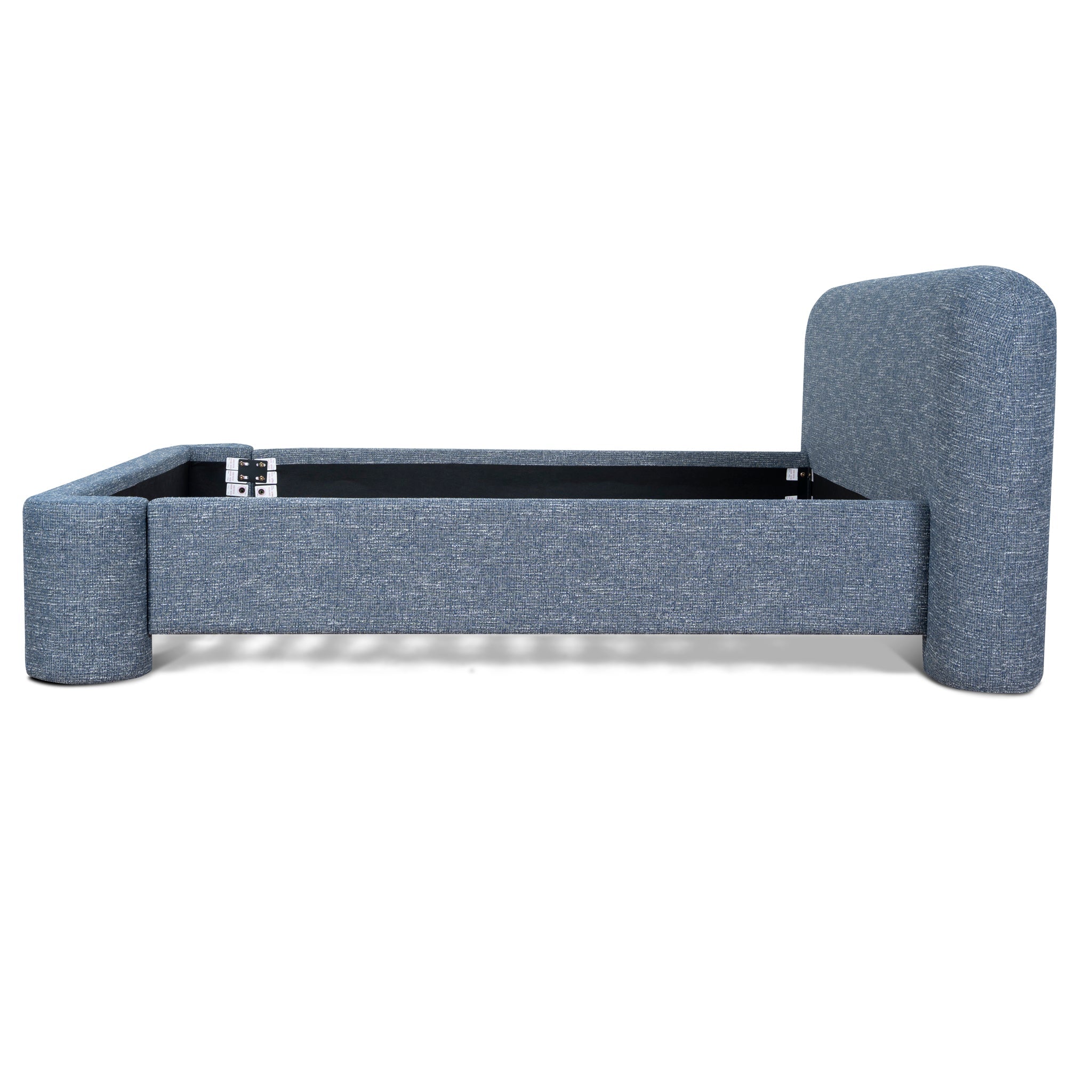 Queen Bed Frame | Prussian Blue | Myka Home - View 4