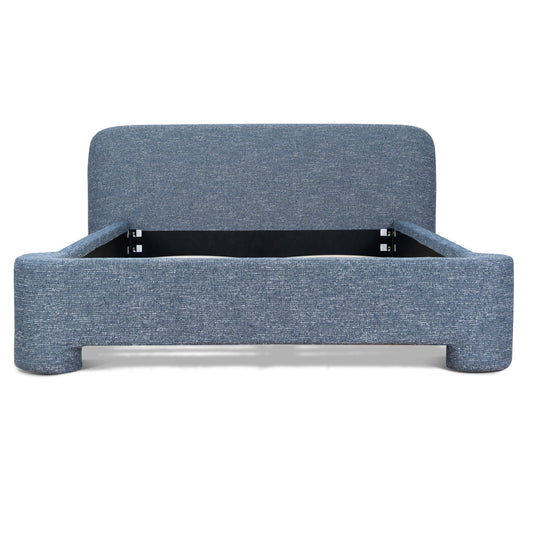 Queen Bed Frame | Prussian Blue | Myka Home